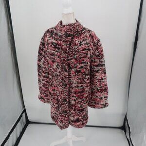 Vintage Hand Made by United Methodist Women Thick Button Down Cardigan Size XL